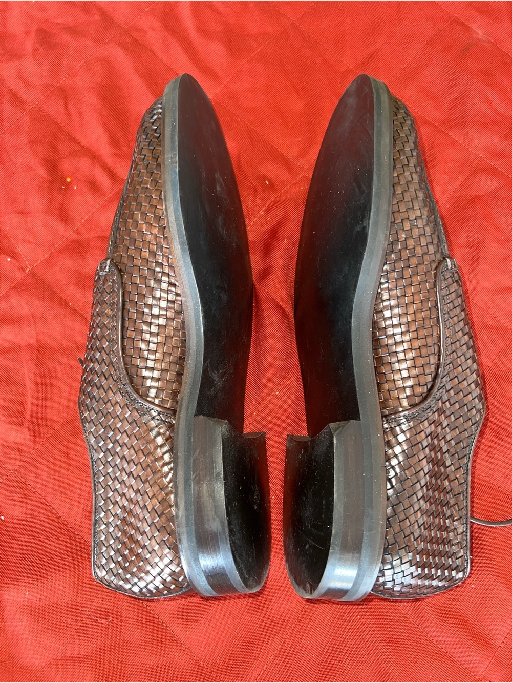 Men's Cole Haan Woven Btown Leather Dress Shoes - Picture 9 of 9